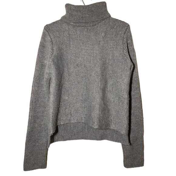 T Alexander Wang Turtleneck High Low Knit Grey Sweater size M - Picture 1 of 6